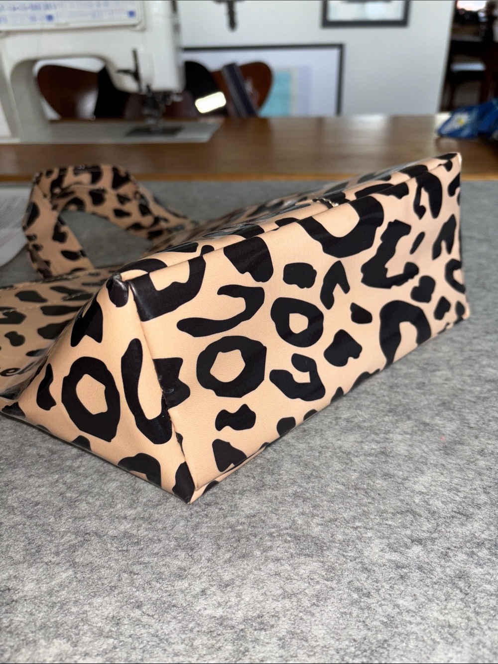 Consuela Small Leopard Tote - Blush and Black - Picture 4 of 4